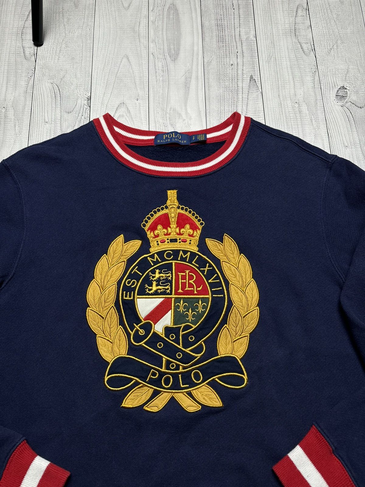 Polo Ralph Lauren × Vintage Vintage polo Ralph Lauren big logo size S rare Size S / US 4 / IT 40 - 6 Thumbnail