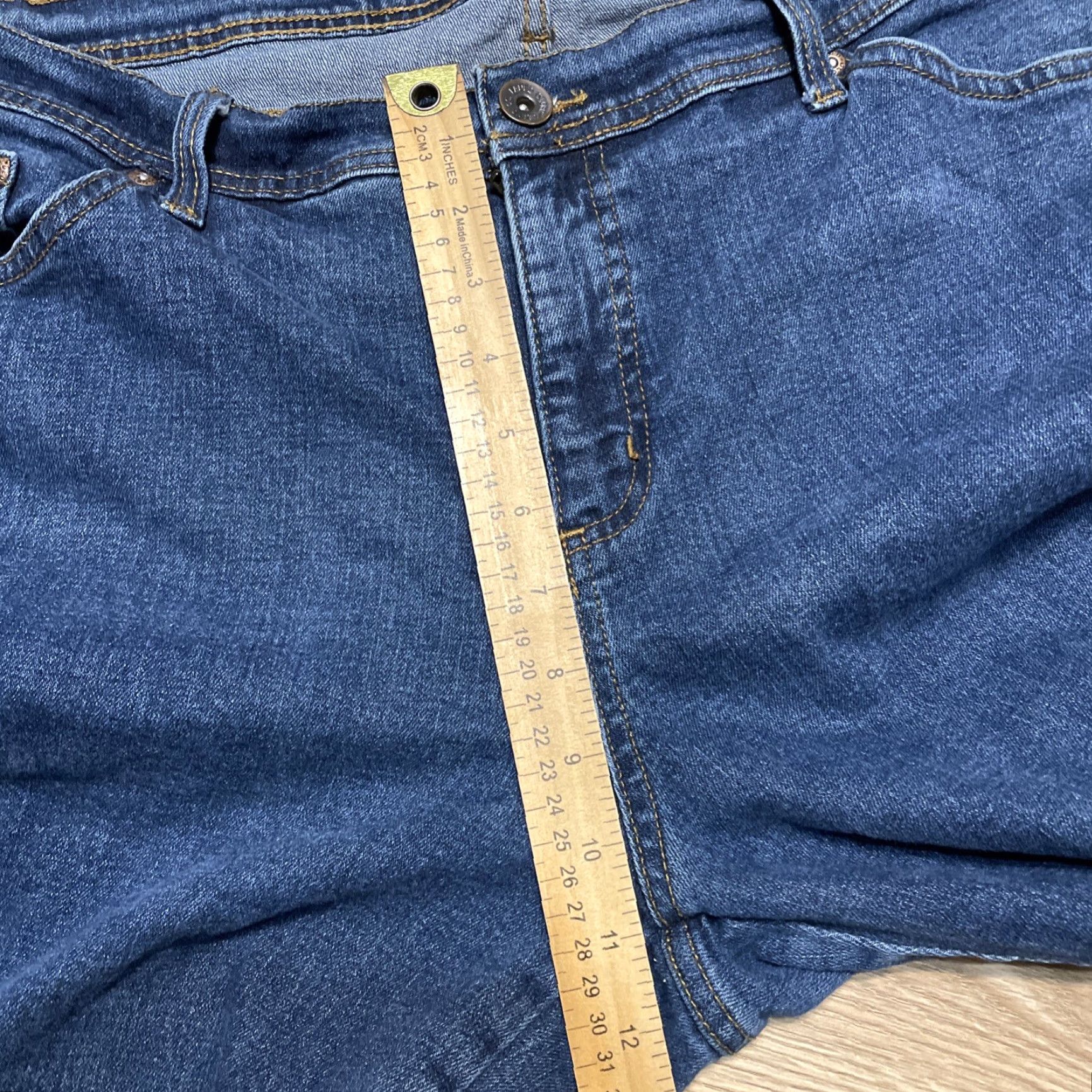 Faded Glory VINTAGE Faded Glory Women's Jeans 18W Blue Straight Stretch Classic Regular Size Size 40" / US 18 - 6 Thumbnail