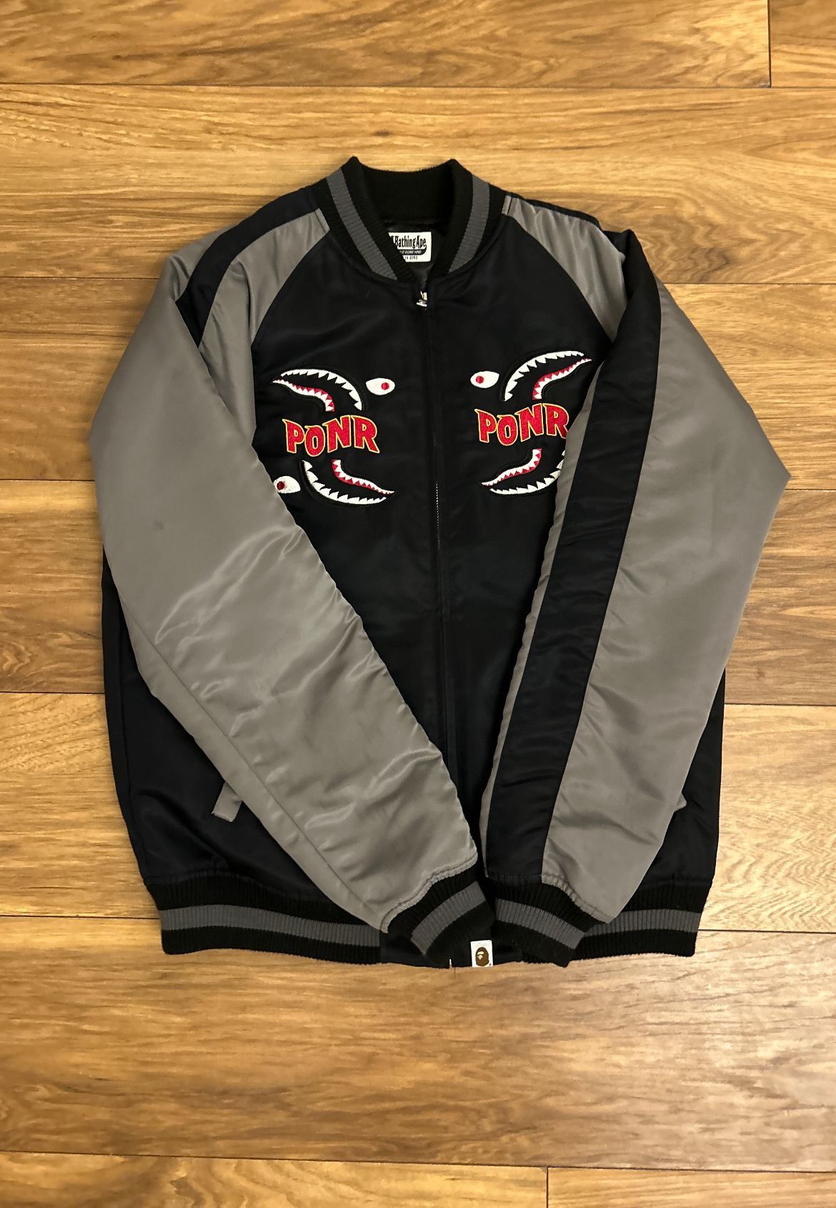 Bape PONR Shark Souvenir Jacket Size US M / EU 48-50 / 2 - 1 Thumbnail