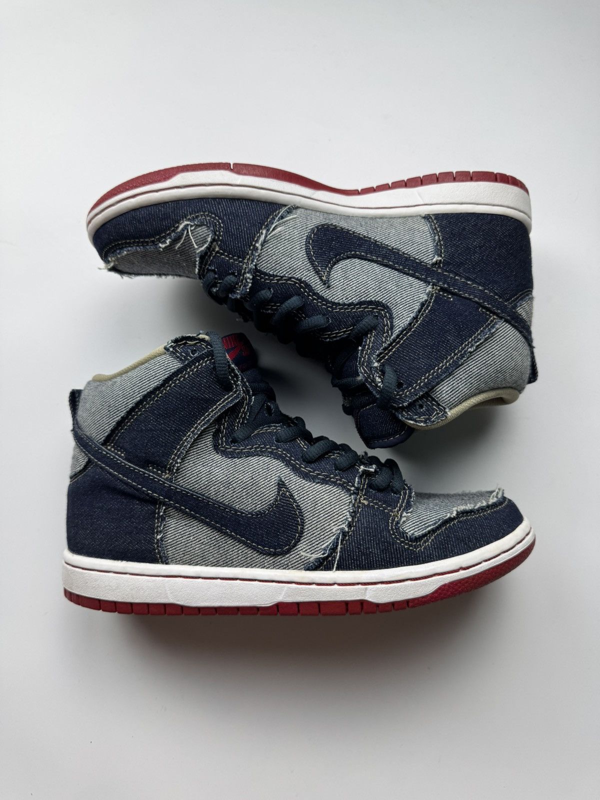 Nike SB Nike SB Dunk High Reese Forbes Denim QS Size US 5.5 / EU 38 - 1 Thumbnail