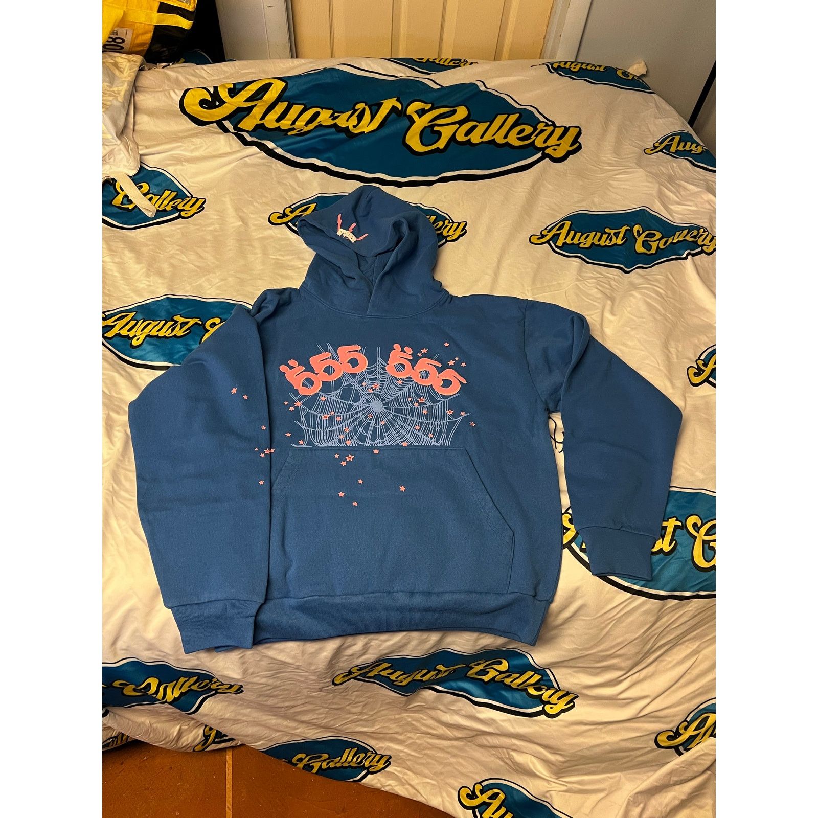 Sp5der Sp5der Angel Number Hoodie Bluew Size US XL / EU 56 / 4 - 1 Thumbnail