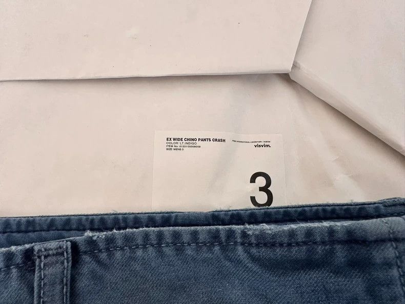Visvim Visvim Visvim Wide Chino Pants LT Indigo Color-2506 Size US 34 / EU 50 - 4 Thumbnail