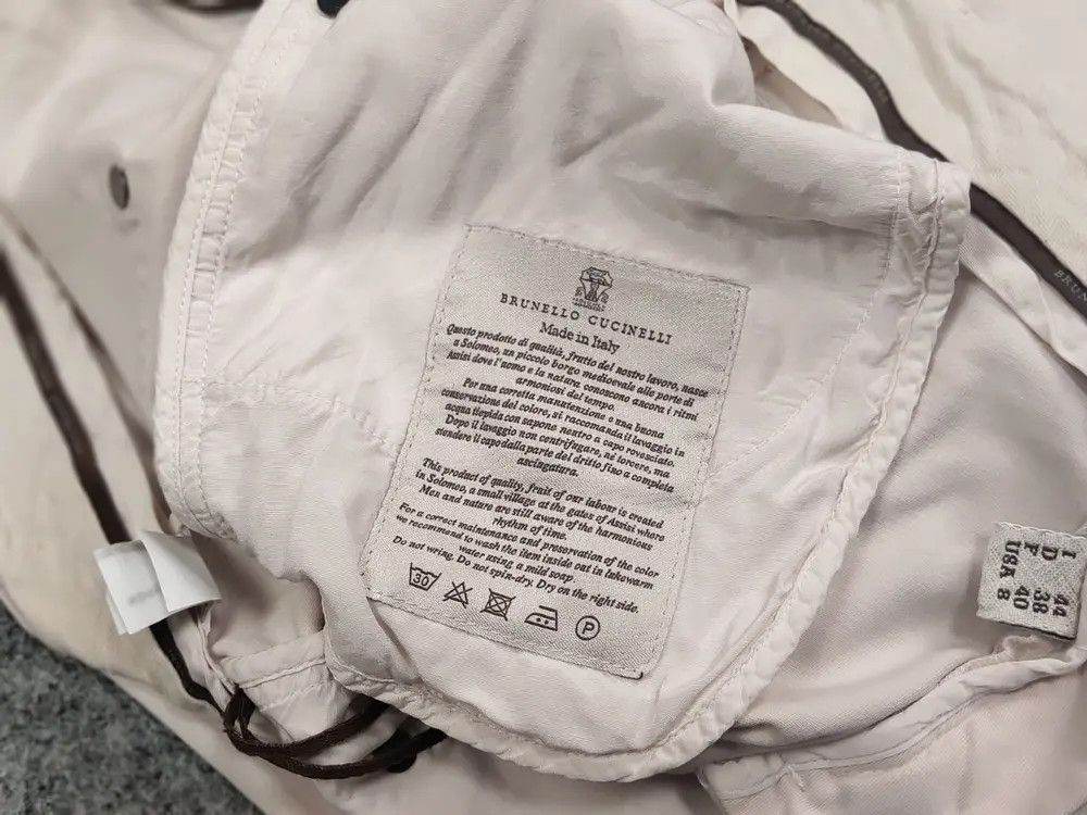 Brunello Cucinelli Brunello Cucinelli Premium Design Clasic Ankle Trouser Pants Size 30" / US 8 / IT 44 - 9 Thumbnail