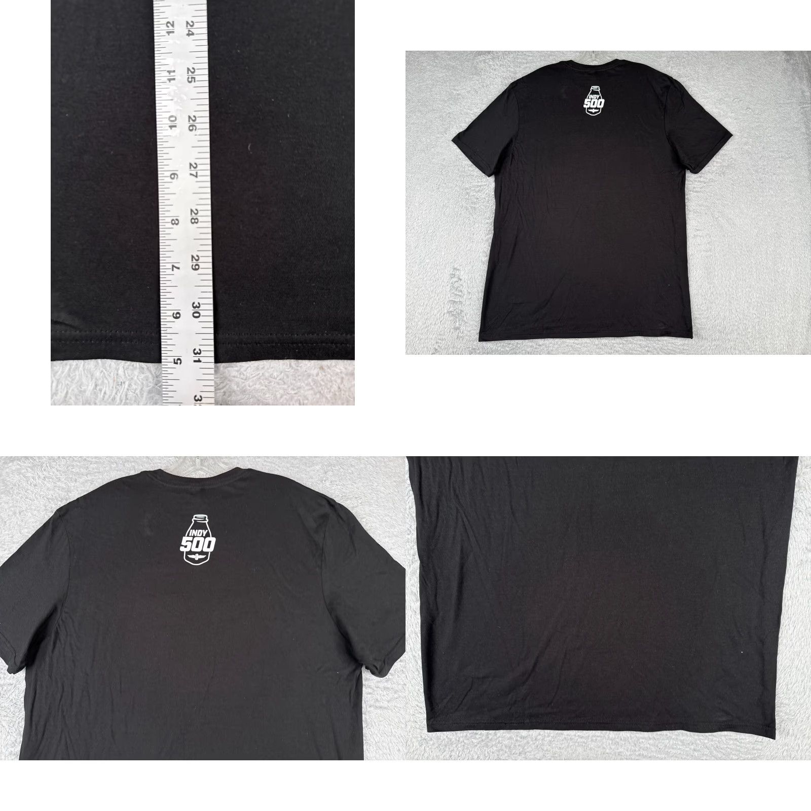 Vintage Indycar Shirt Adult XL Black Legends Global Merchandise T-Shirt Men Car Racing Slim 2020s INDY 500 WIN LOGO Size US XL / EU 56 / 4 - 9 Thumbnail