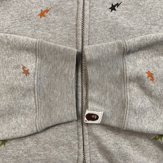 Bape Multi Color BAPE STA Full Zip Hoodie a bathing ape star NIGO Size US L / EU 52-54 / 3 - 6 Thumbnail