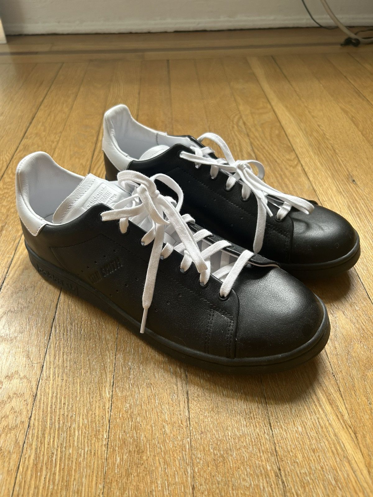 Adidas Adidas Stan Smith Lux Black and White Size US 10 / EU 43 - 1 Thumbnail