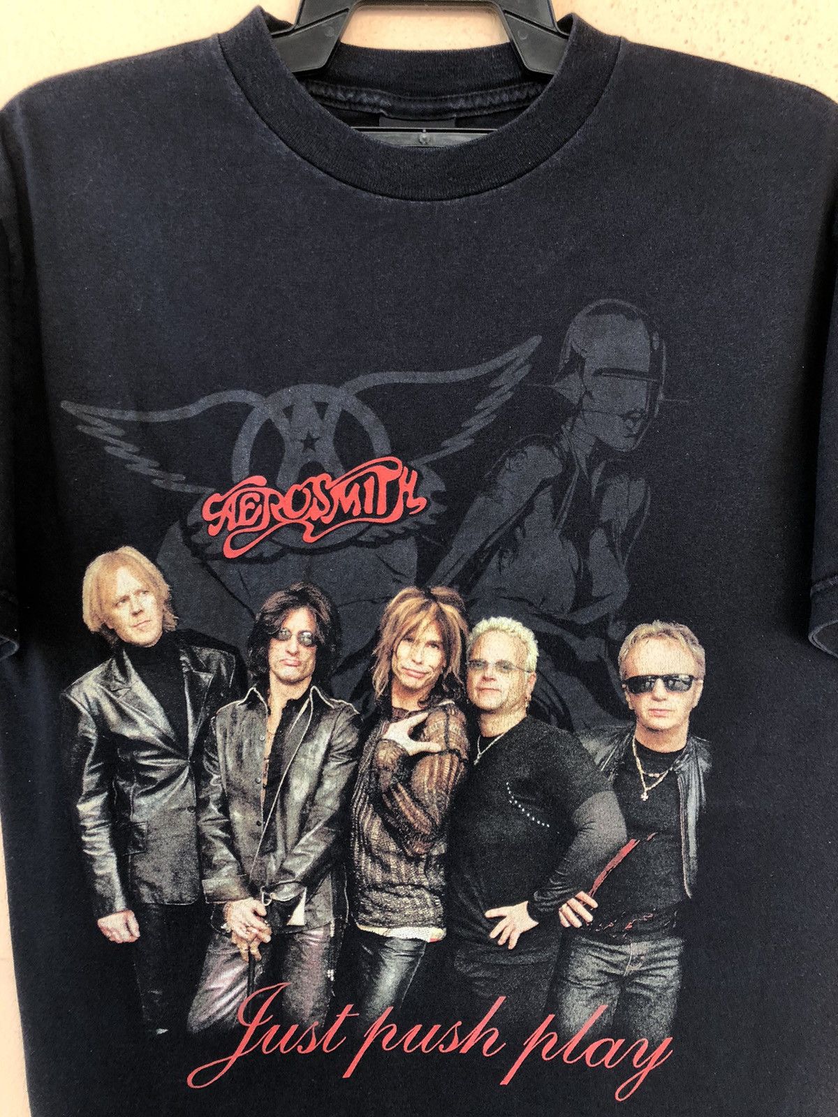 Aerosmith × Band Tees × Vintage Vintage AEROSMITH Sorayama 2001 Tour Tee Size US M / EU 48-50 / 2 - 2 Thumbnail