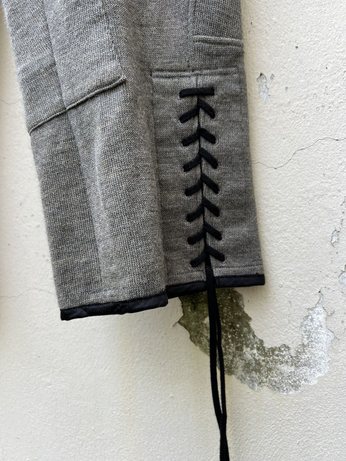 Japanese Brand SAMPLE Kiminori Morishita Cropped Wool Jodhpur Trouser Pant Size US 31 - 13 Thumbnail