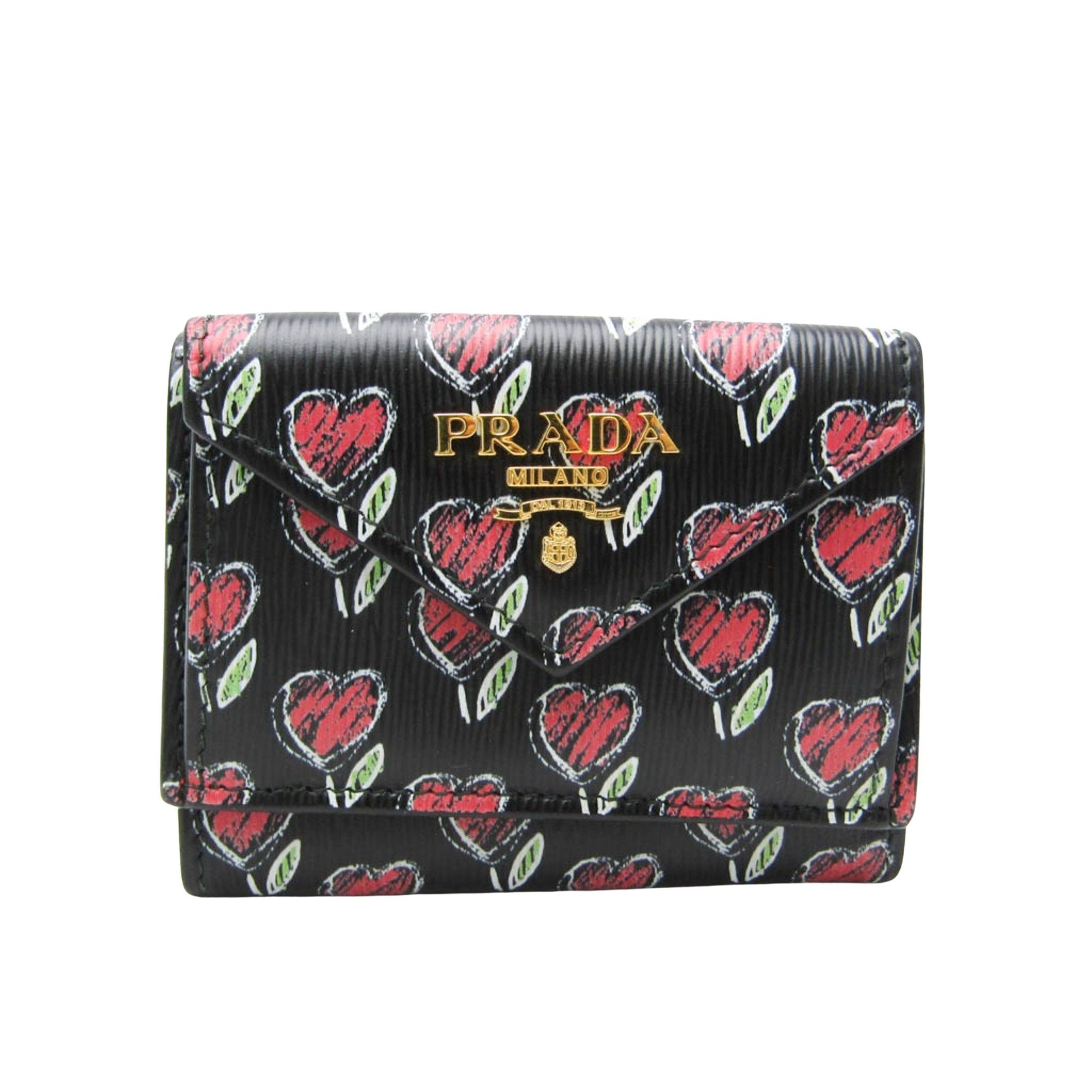 Prada Saffiano Black Leather Wallet (Pre-Owned) Size ONE SIZE - 1 Thumbnail