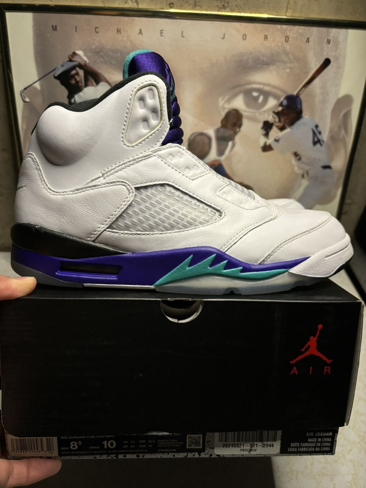 Air Jordan 5 Retro fresh prince grape