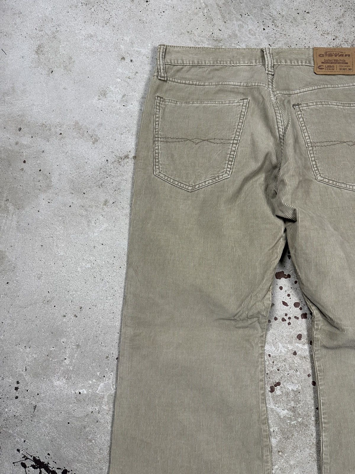 G-Star Vintage Y2K G Star Raw S C Flare Corduroy Pants Bootcut Size US 32 / EU 48 - 14 Thumbnail