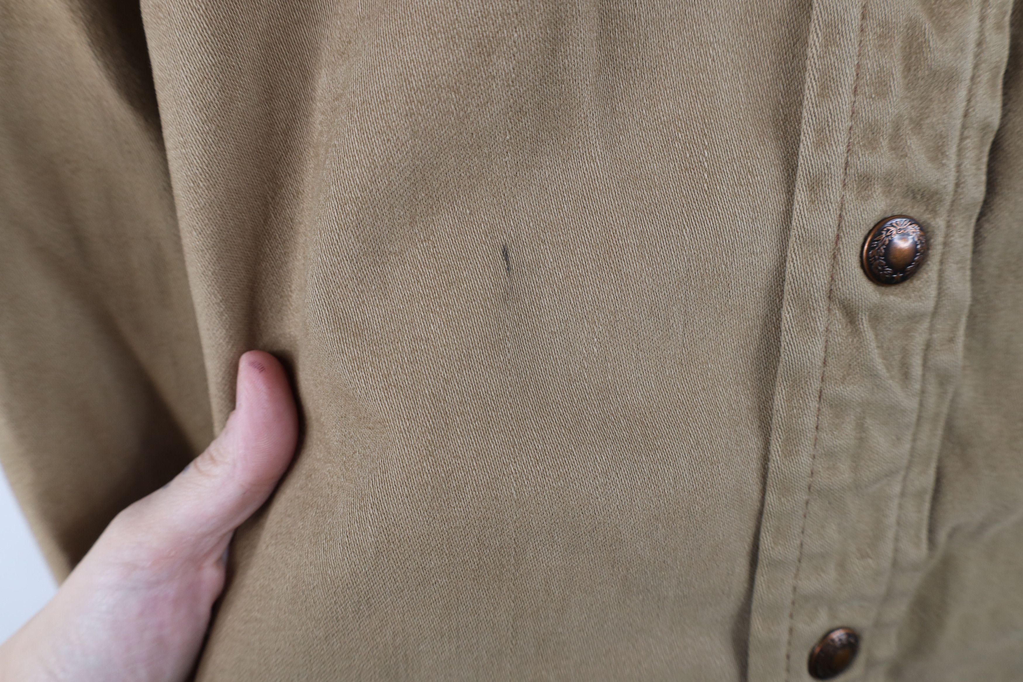 Vintage Vintage 60s 70s Heavy Western Chamois Cloth Shirt Jacket USA Size US XXL / EU 58 / 5 - 5 Thumbnail