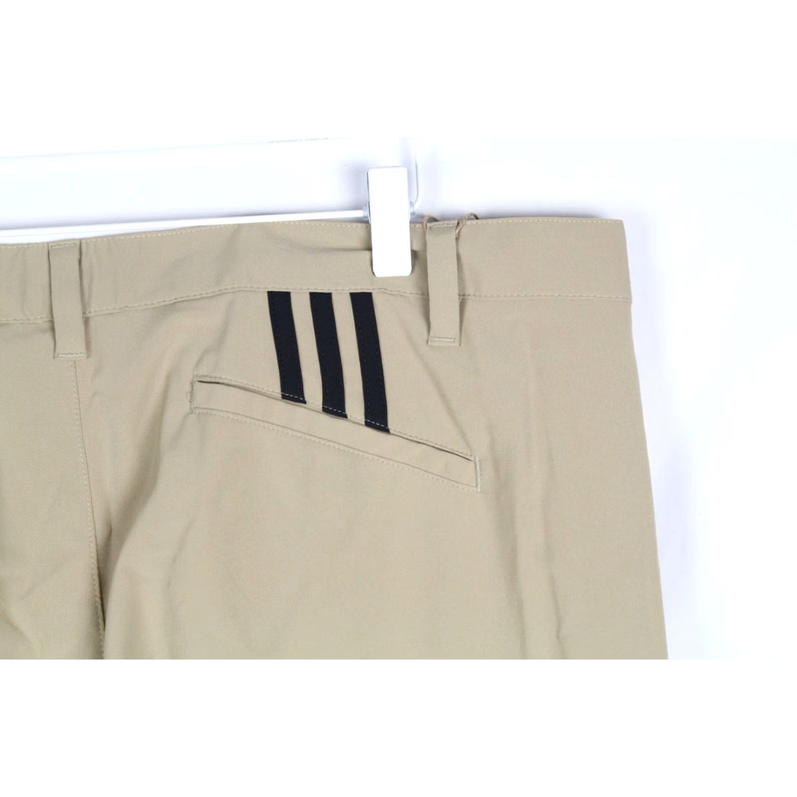 Adidas Adidas Adi Golf Pants Tapered 3 Stripe Lightweight 38 x 30 Khaki HG8842 Mens Pants Regular Khaki Lightweight Breathable Quick Dry Golfwear#> Size US 38 / EU 54 - 3 Thumbnail