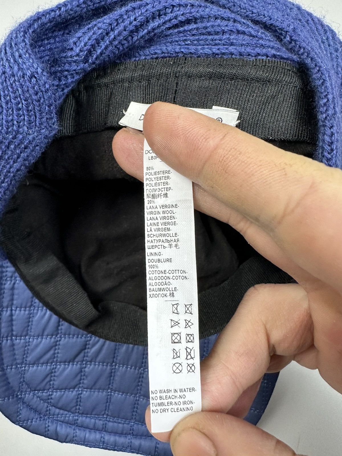 Dolce & Gabbana Dolce&Gabbana Kid Size Nylon Cap Sport Team Size ONE SIZE - 6 Thumbnail