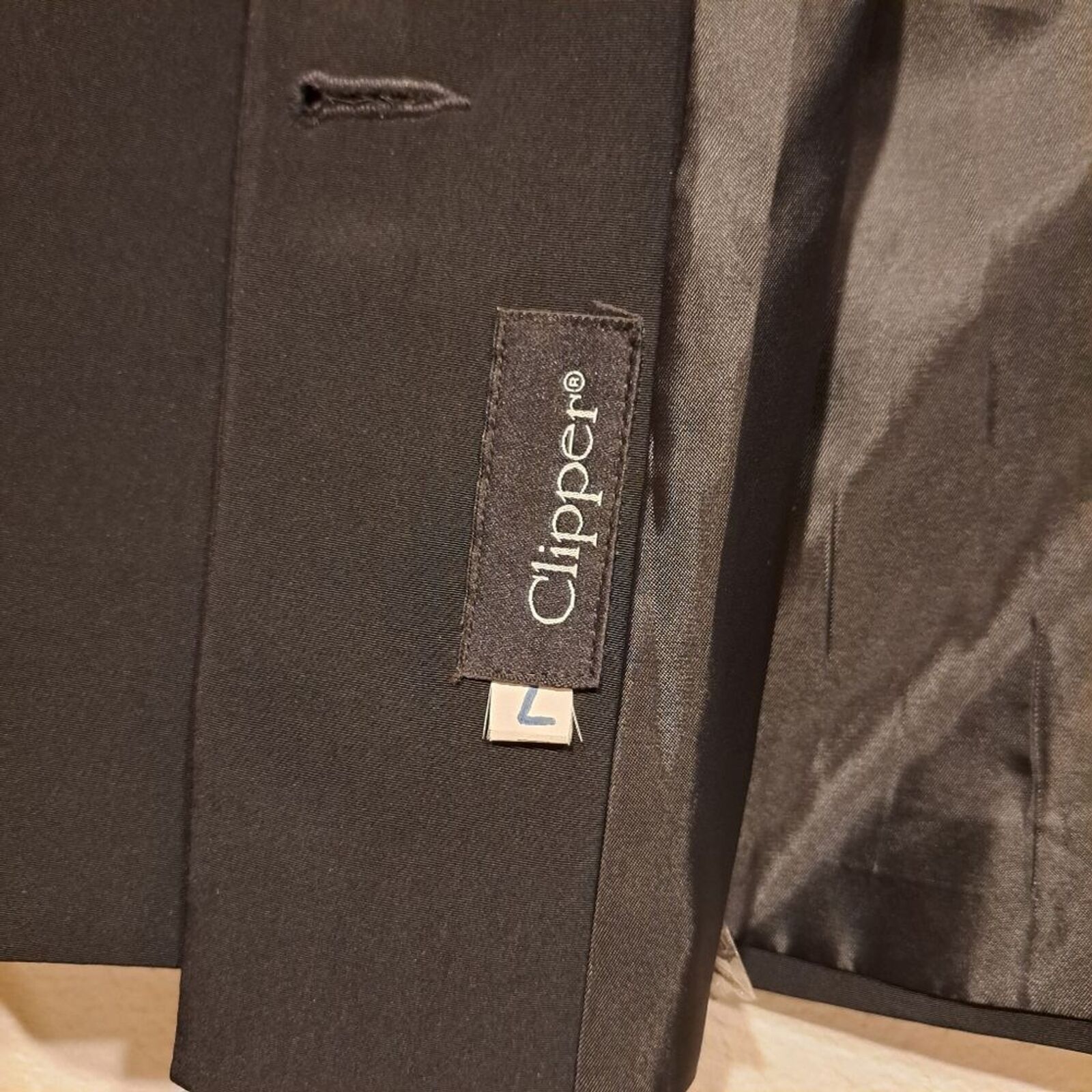 Other Clipper black one-button blazer two pockets size L Size L / US 10 / IT 46 - 2 Thumbnail