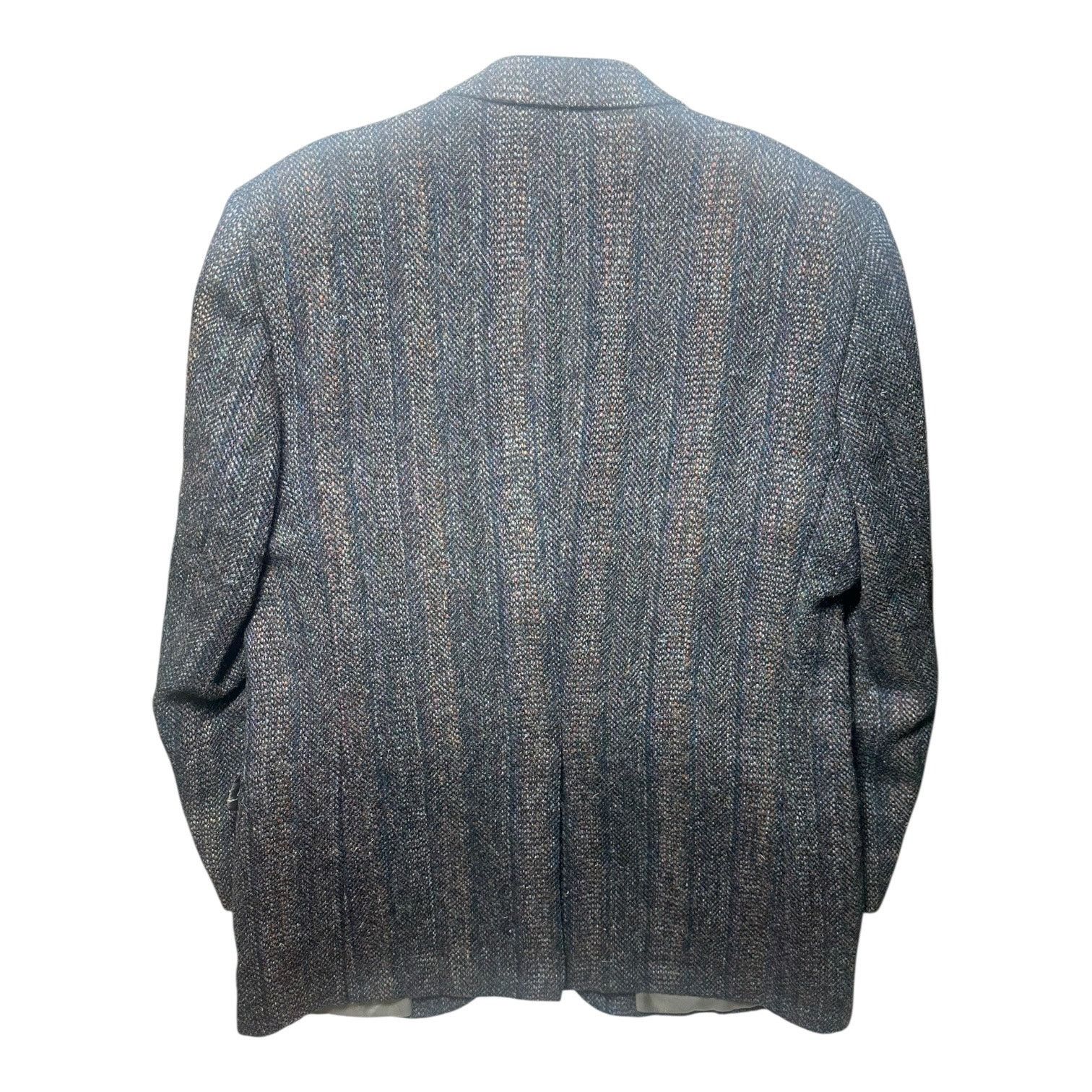 Stafford Stafford x Harris Tweed Striped 44R Herringbone Sport Coat Size 44R - 2 Thumbnail