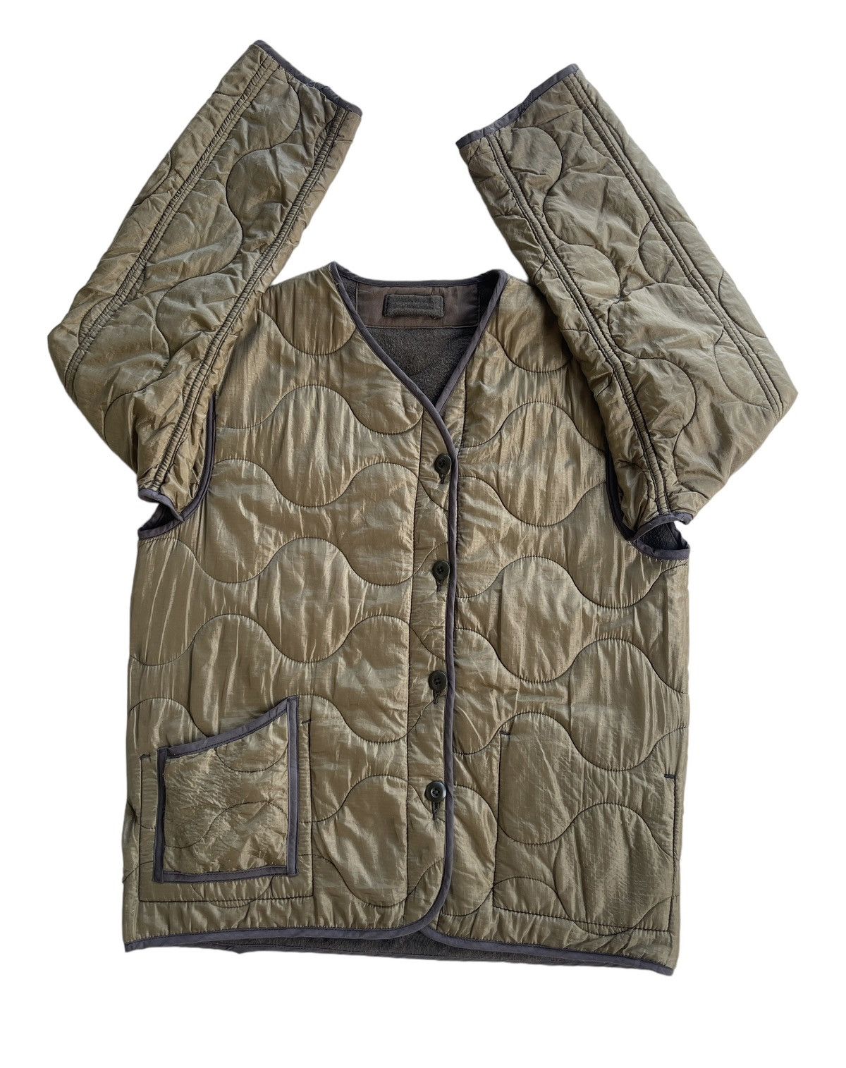 HOLLYWOOD RANCH MARKET HRM Blue Blue Japan Reversible Quilted Jacket Size US M / EU 48-50 / 2 - 14 Thumbnail