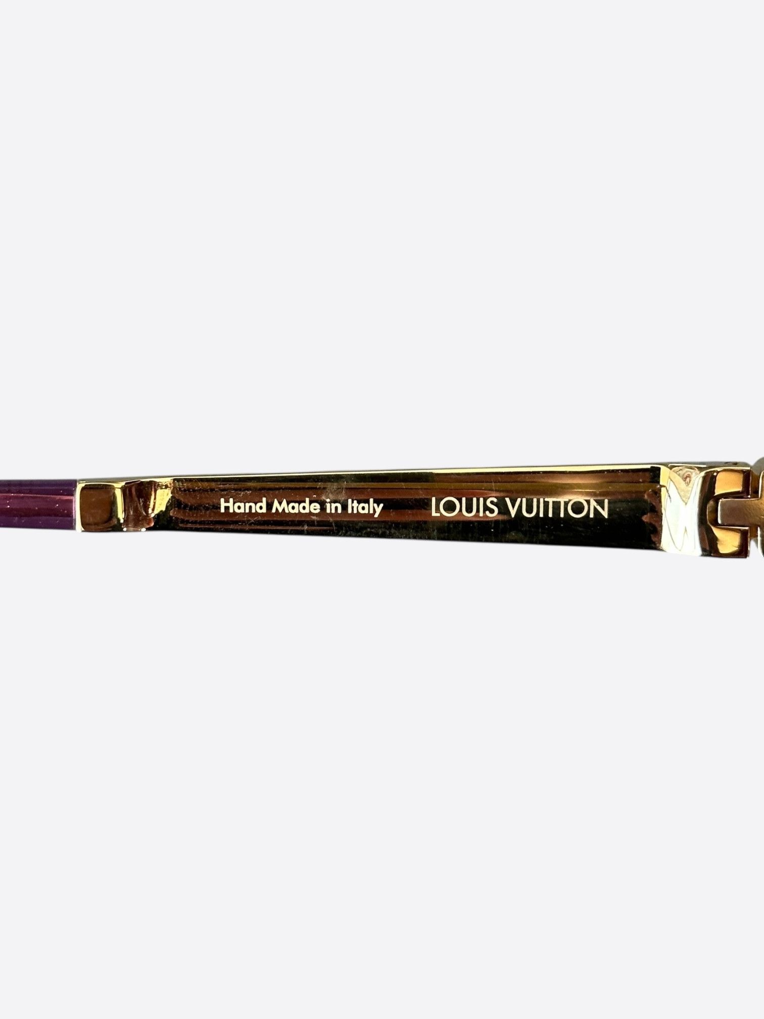 Louis Vuitton Louis Vuitton Purple Petit Soupcon Sunglasses Size ONE SIZE - 5 Thumbnail