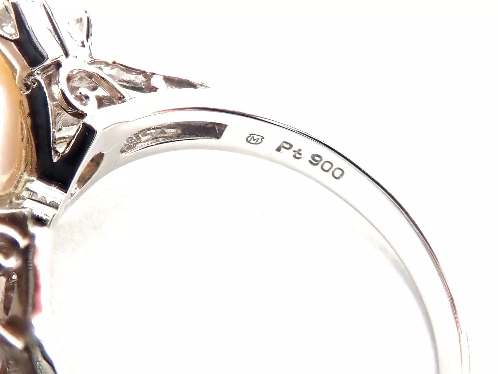 Mikimoto Diamond Large 12mm South Sea Pearl Ring Size ONE SIZE - 6 Thumbnail