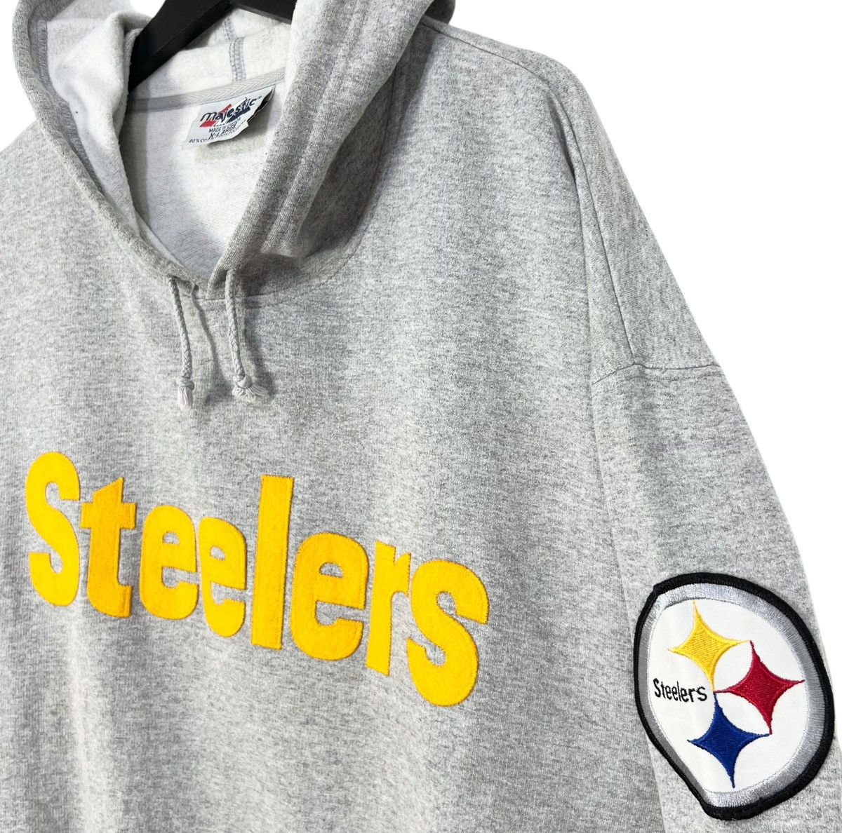 NFL Vintage NFL Pittsburgh Steelers Pullover Hoodie Size US XL / EU 56 / 4 - 4 Thumbnail
