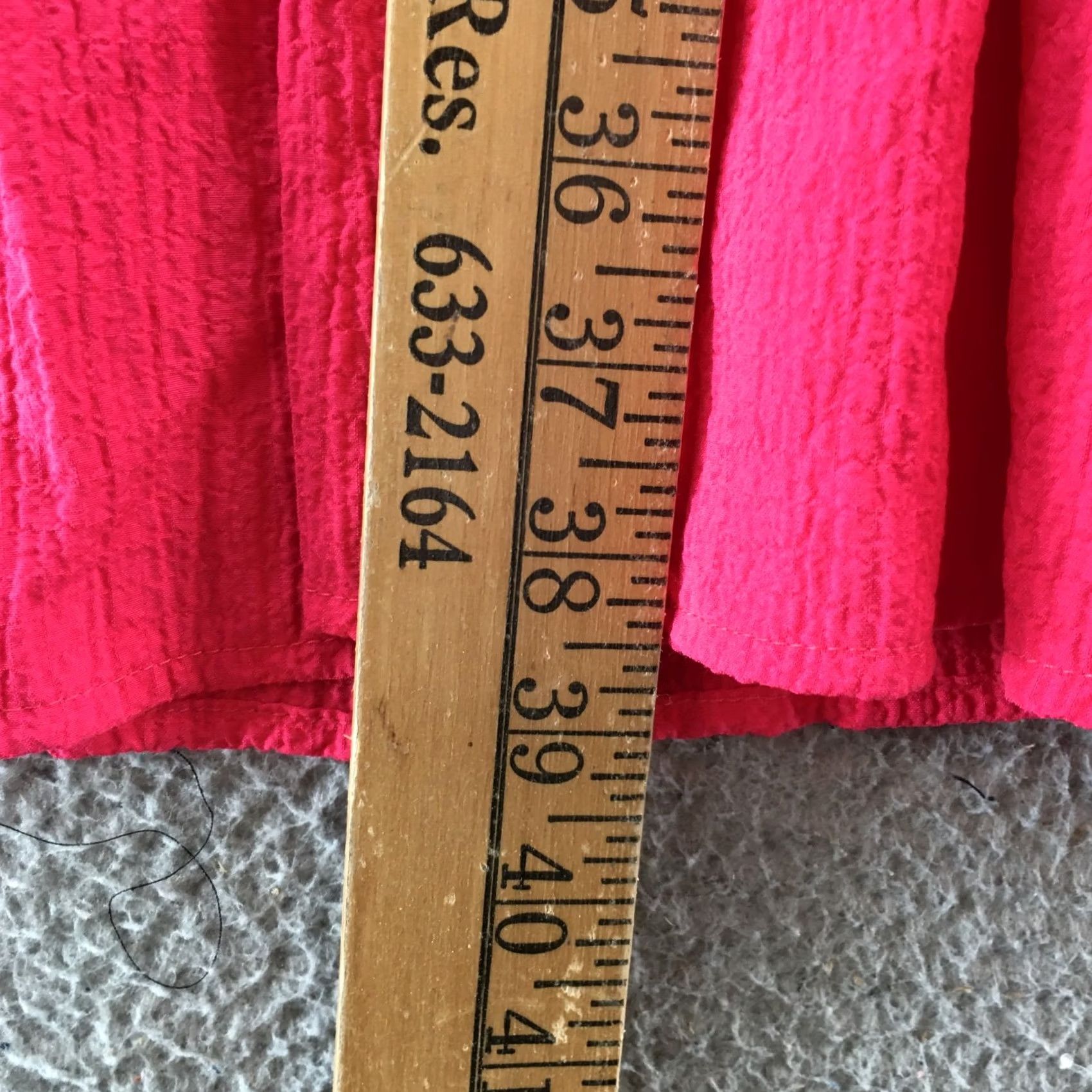 Calvin Klein Calvin Klein Womens Pink Tiered Mini Dress 18M Pink Pull On Short Sleeve Dress Womens 18M Pink Pull On Short Sleeve Size 40" / US 18 - 6 Thumbnail