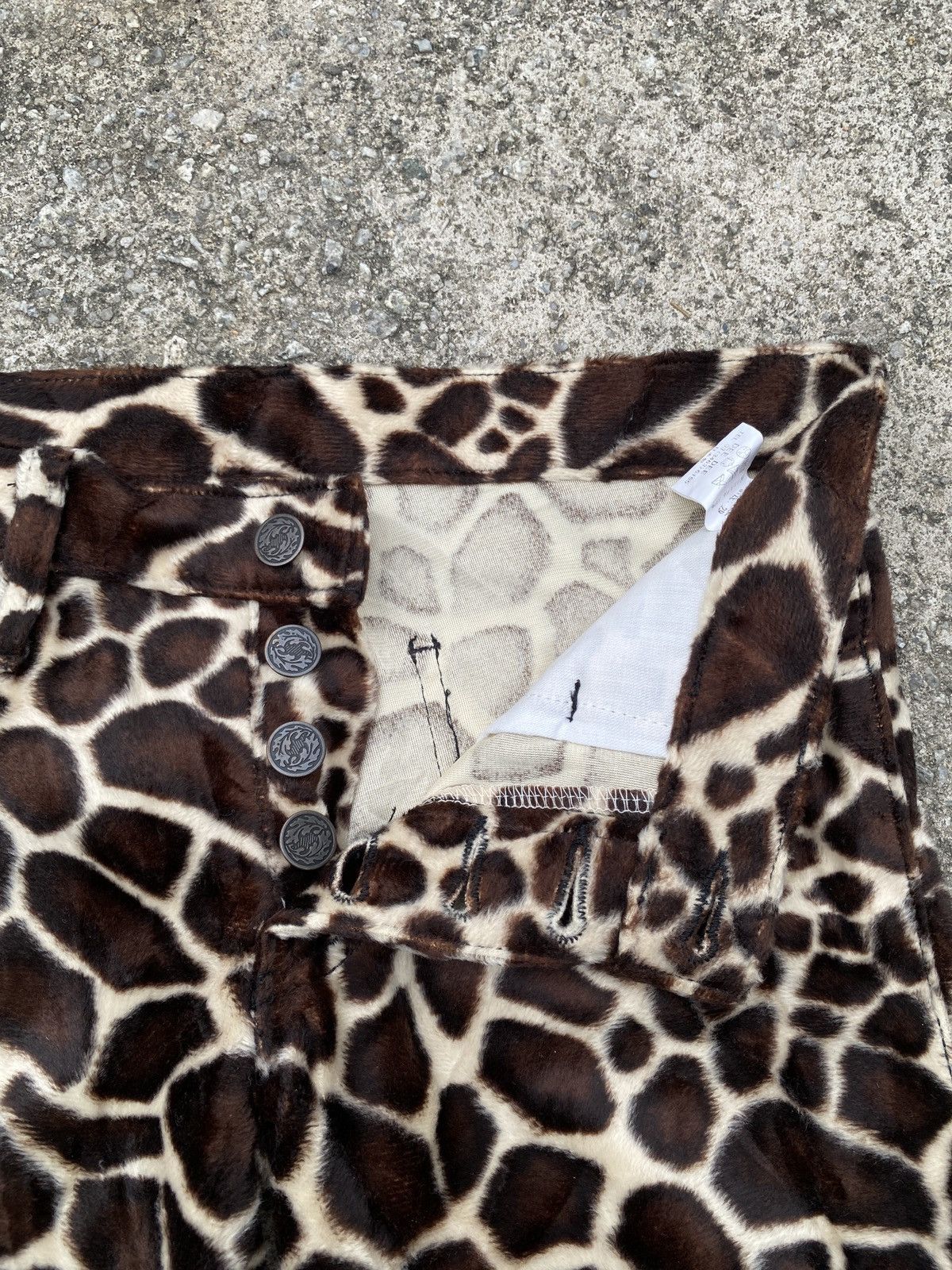 Japanese Brand × Vintage Dee Dee Japan Super Flare Fur Velvet Pant Size US 29 - 14 Thumbnail