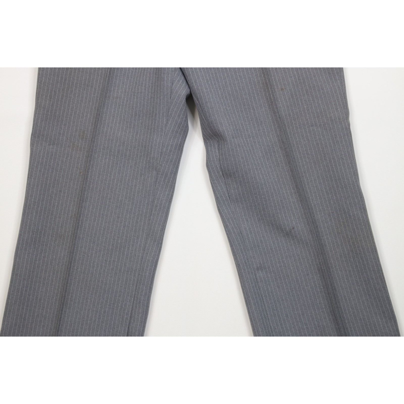 Vintage Vintage 70s Streetwear 2 Piece Knit Suit Wedding Gray Size 38R - 14 Thumbnail