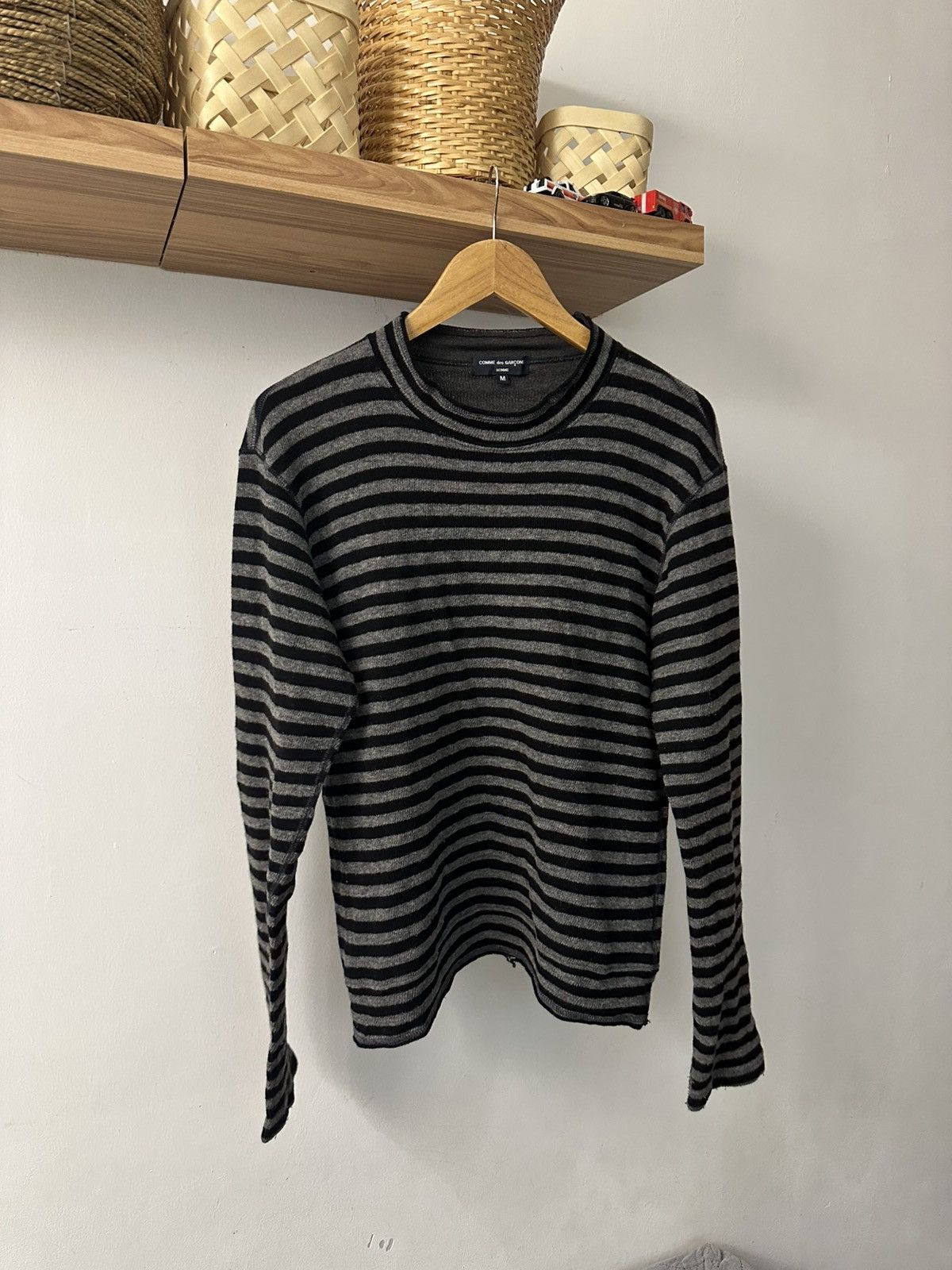 Comme des Garcons AW13 Comme des Garcons Stripes Mohair Sweater L/S Size US M / EU 48-50 / 2 - 3 Thumbnail