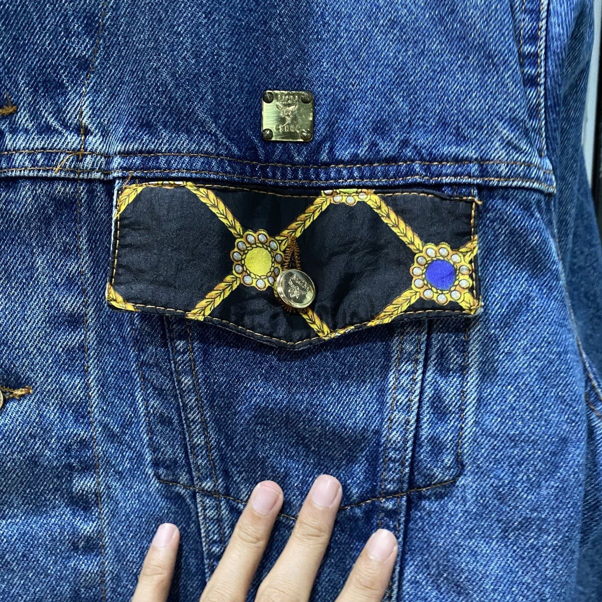 MCM × Vintage Vtg 90’s MCM denim jacket Size US S / EU 44-46 / 1 - 14 Thumbnail