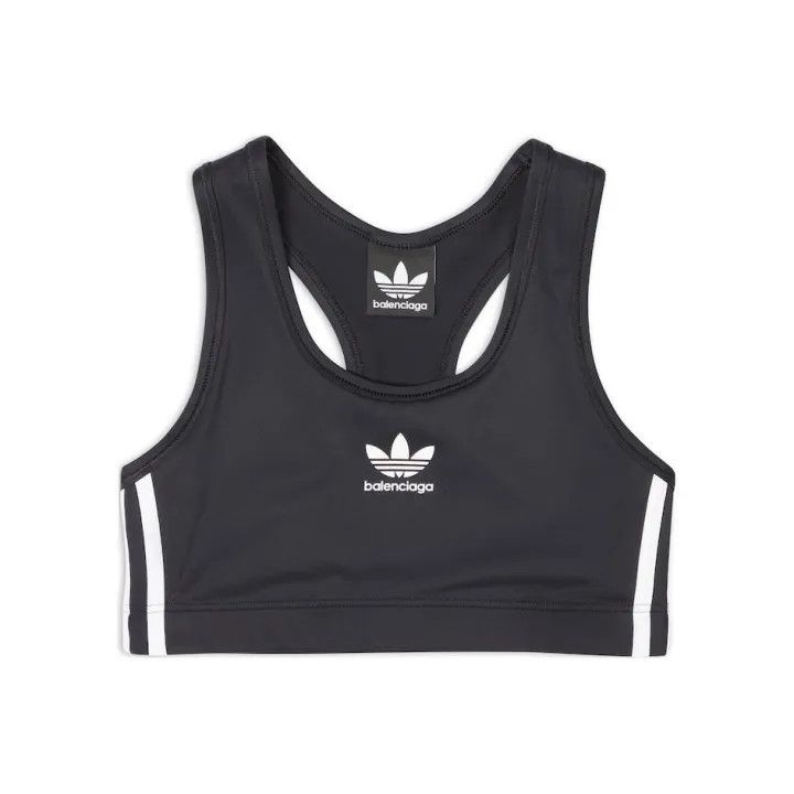 Balenciaga Balenciaga x Adidas Logo Printed Sports Bra 0079 Size M / US 6-8 / IT 42-44 - 1 Thumbnail