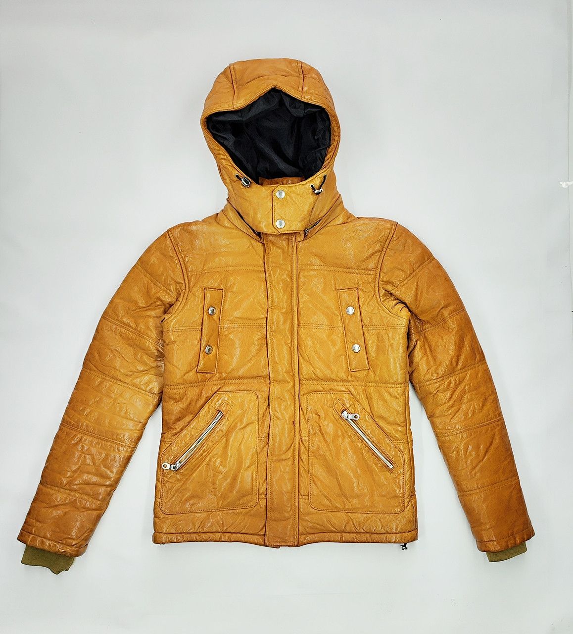 Vanquish VANQUISH Tokyo leather jacket puffer hoody Size US S / EU 44-46 / 1 - 1 Thumbnail