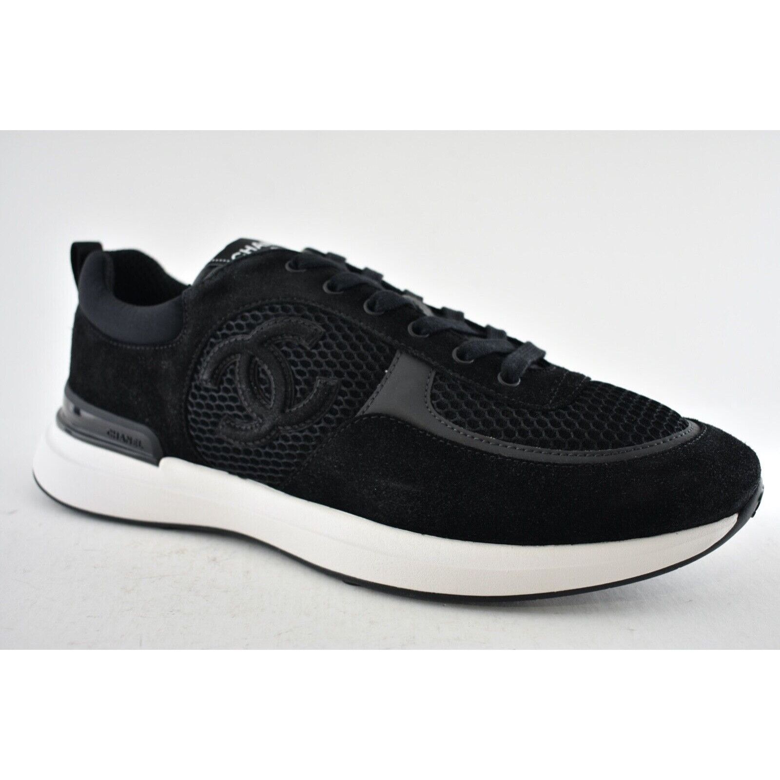 Chanel Chanel 22P Suede Low Top Lace Up Trainer Sneaker 45 12 Size US 12 / EU 45 - 3 Thumbnail