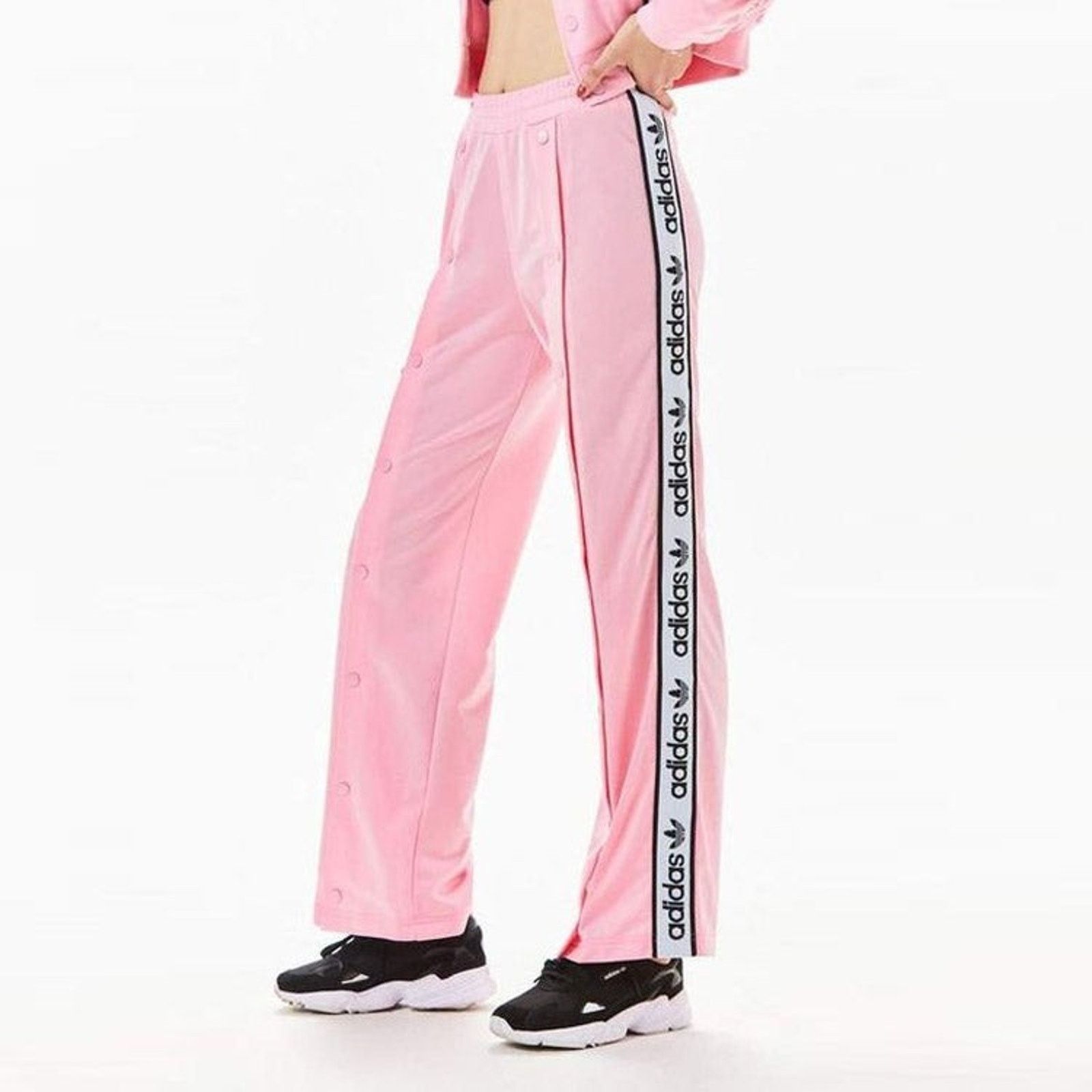 Adidas Adidas Originals Adibreak Trefoil Snap Button Track Pants Size 25" / US 0 / IT 36 - 1 Thumbnail