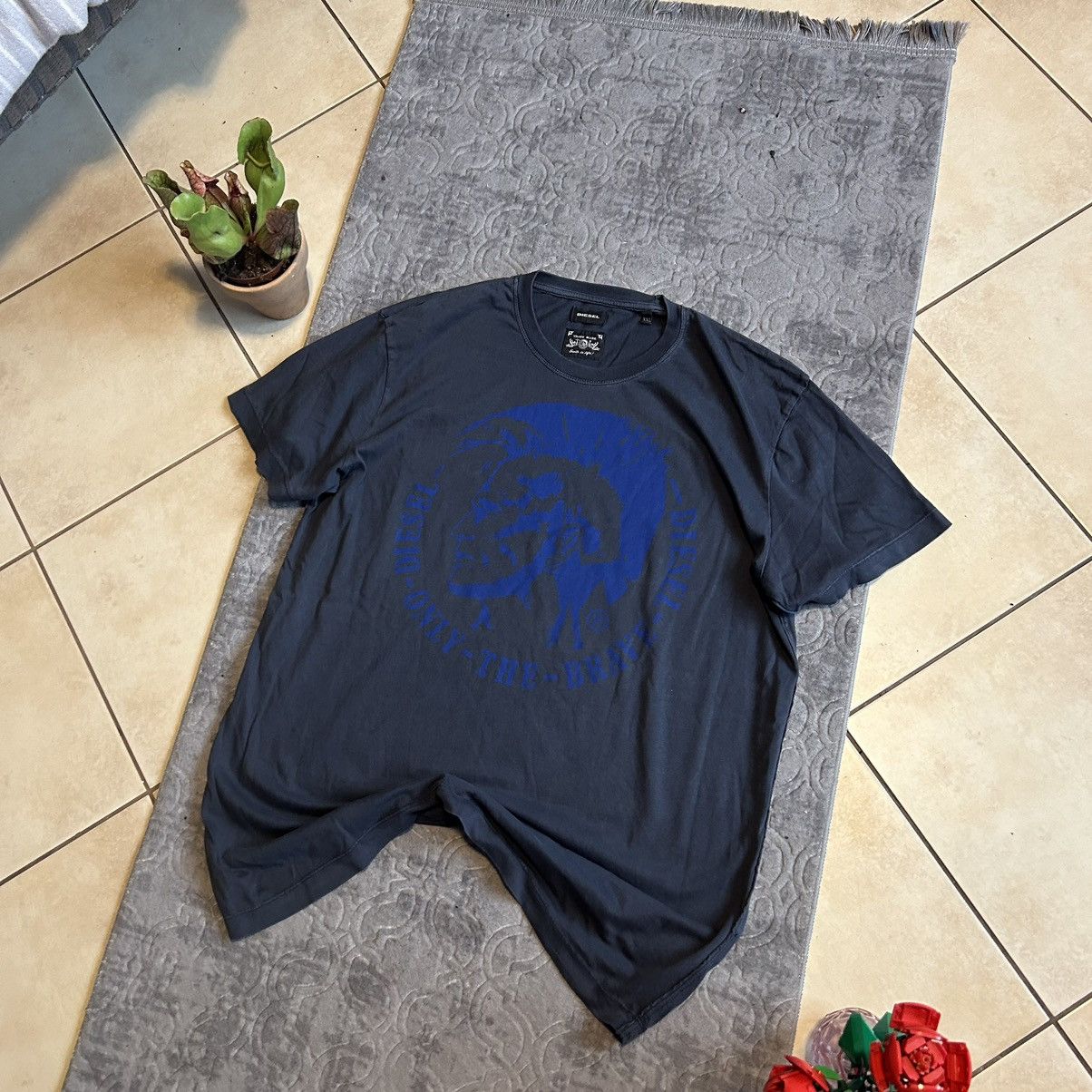 Diesel × Japanese Brand × Vintage Vintage Y2K Diesel t-shirt mohawk punk Size US XXL / EU 58 / 5 - 2 Thumbnail