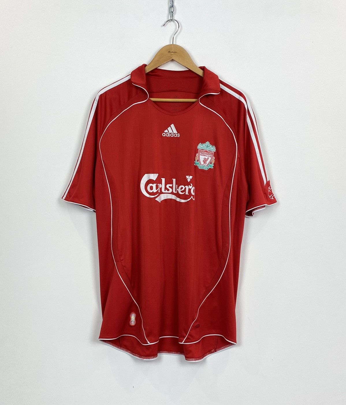Adidas × Vintage Adidas Liverpool Home Football Jersey Shirt Mens Sz L-XL Size US XL / EU 56 / 4 - 1 Thumbnail