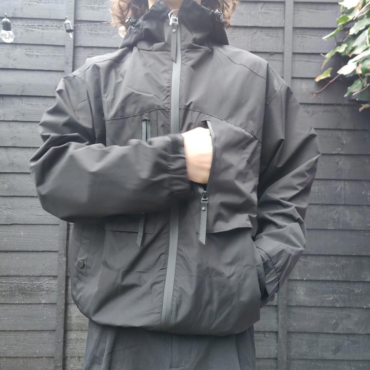 Other Japanese Black Waterproof Teflon Zip Jacket Size US L / EU 52-54 / 3 - 2 Thumbnail