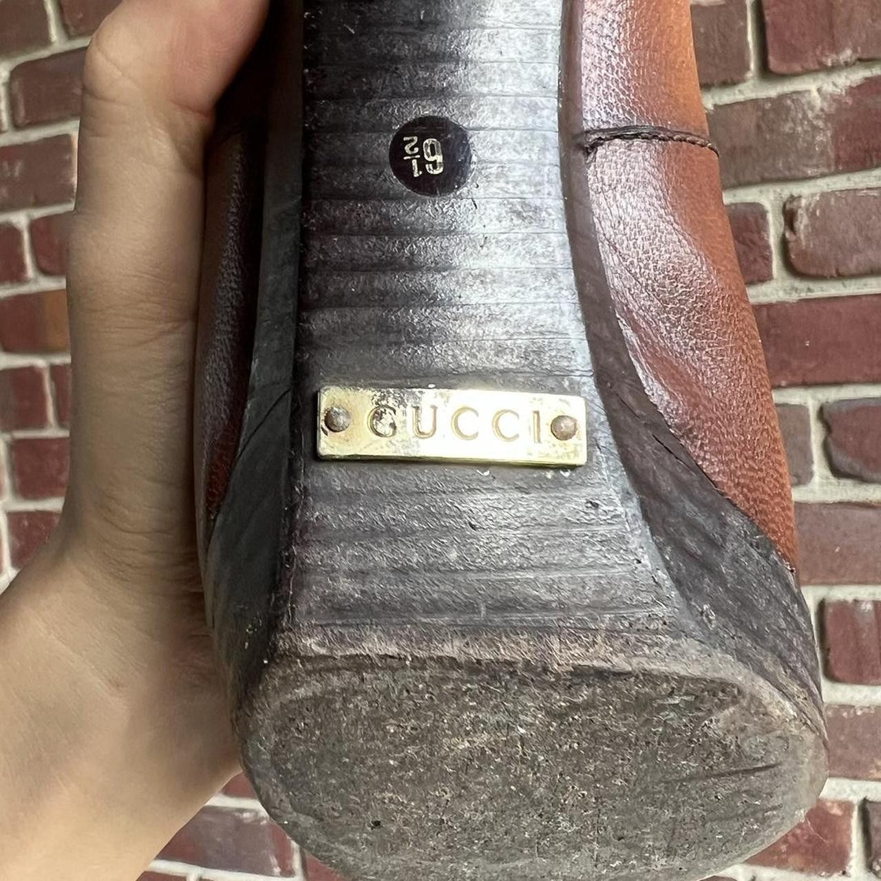 Gucci vintage authentic Gucci brown leather platform boots Size US 6.5 / IT 36.5 - 7 Thumbnail