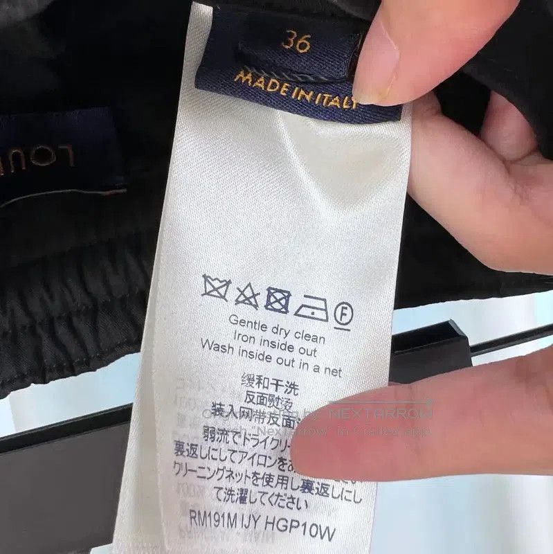 Louis Vuitton Louis Vuitton Men's Black Nylon Casual Pants . Size US 28 / EU 44 - 4 Thumbnail