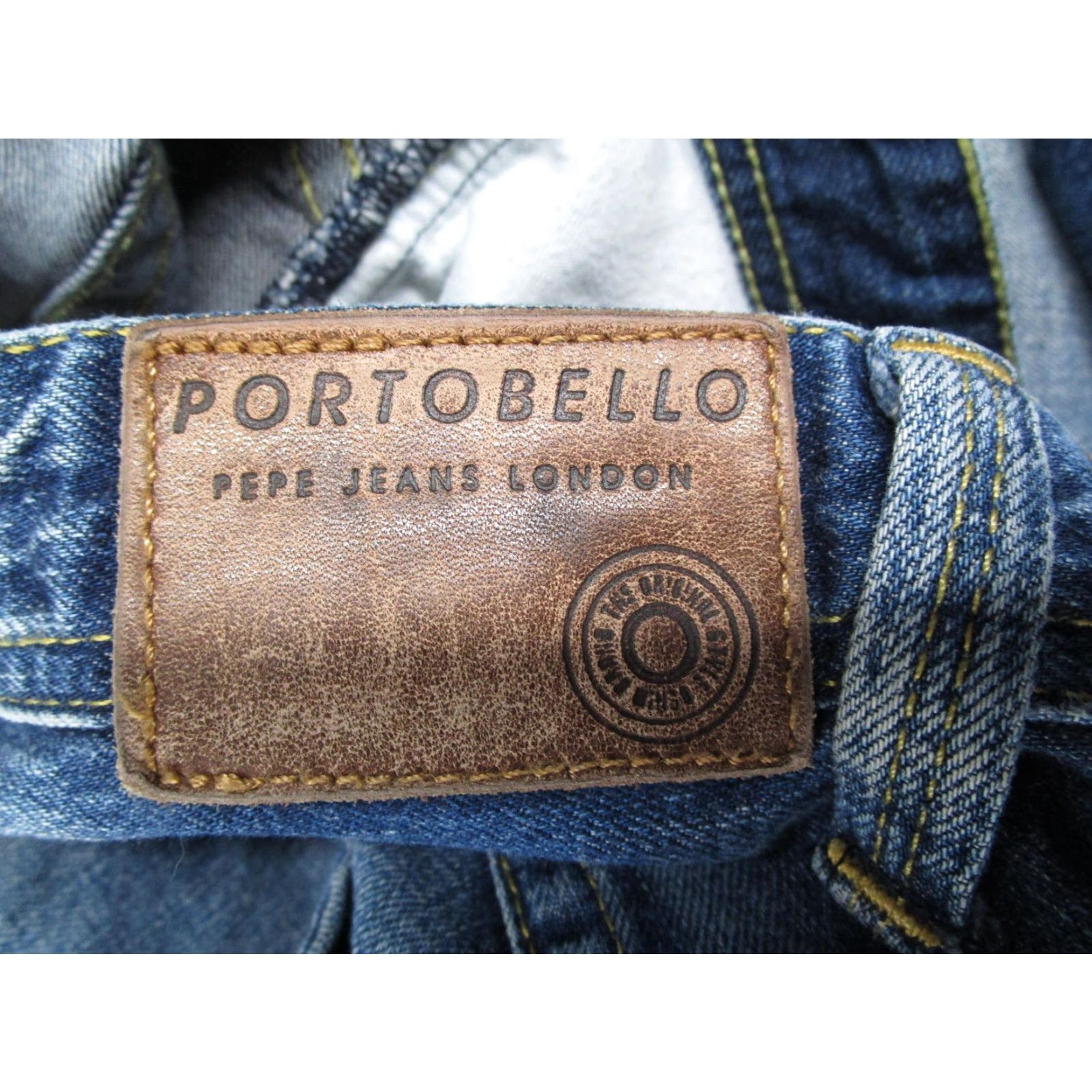 Pepe Jeans Pepe Jeans Portobello Jeans Men 36x30 Blue Denim Button Fly Straight Vintage Size US 36 / EU 52 - 3 Thumbnail