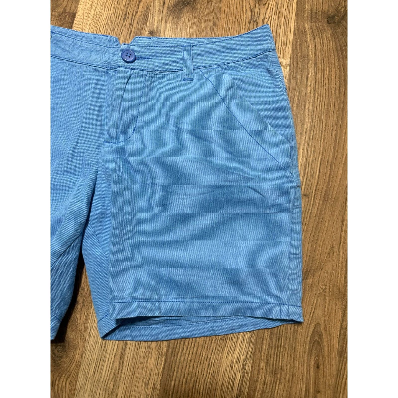 Vintage Columbia Shorts Women's 8 Blue Flat Front Pockets Casual Modern Chino Size US 8 / IT 38 - 4 Thumbnail