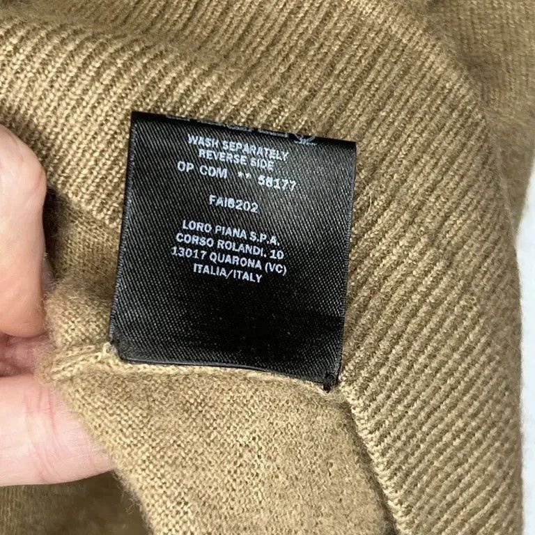 Loro Piana LORO PIANA Men's cashmere sweater Size US L / EU 52-54 / 3 - 9 Thumbnail