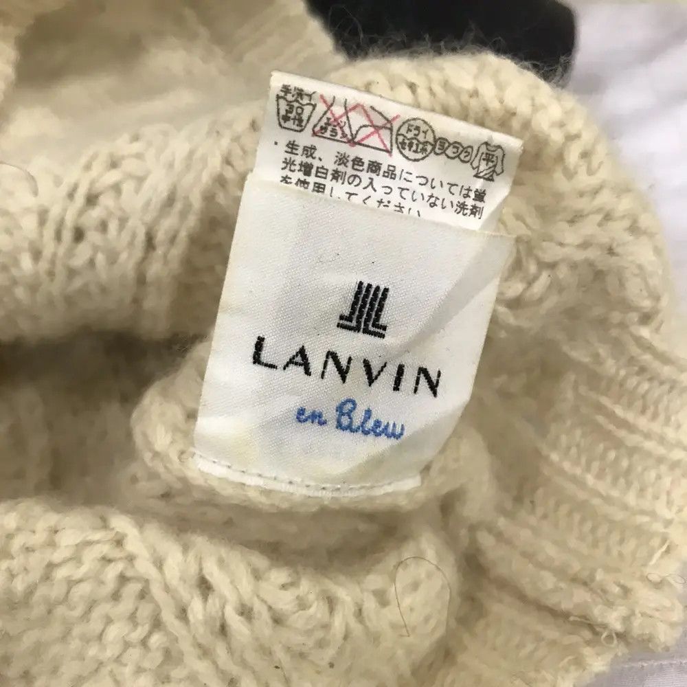 Lanvin × Vintage Lanvin Knit Beanie Hat Size ONE SIZE - 6 Thumbnail