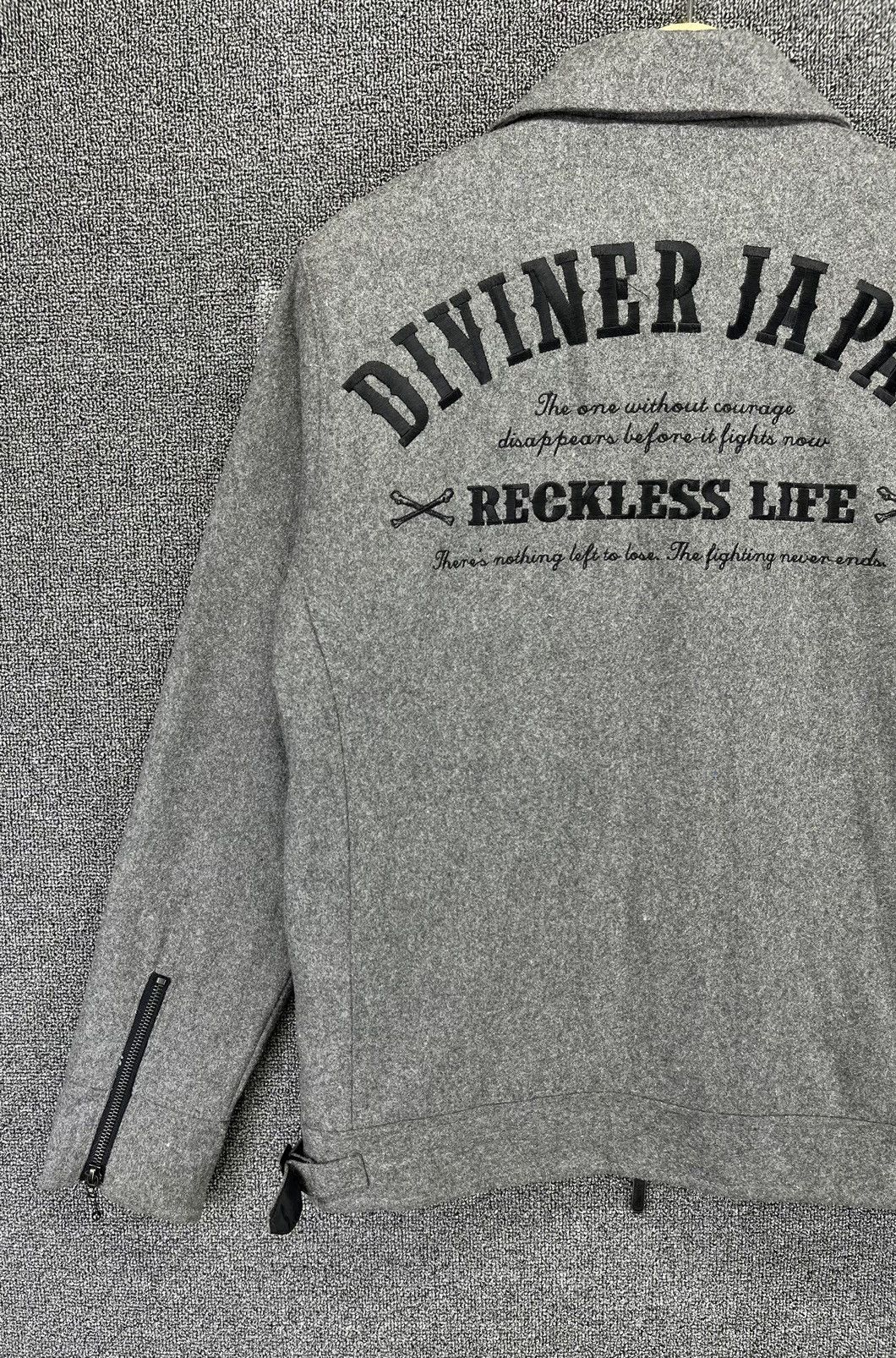If Six Was Nine Vintage Diviner Japan Punk Jacket Size L / US 10 / IT 46 - 3 Thumbnail