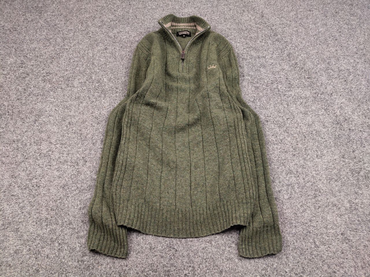 Katharine Hamnett London Vintage Katharine Hamnett Design Light Zip Wool Sweater Size US S / EU 44-46 / 1 - 2 Thumbnail