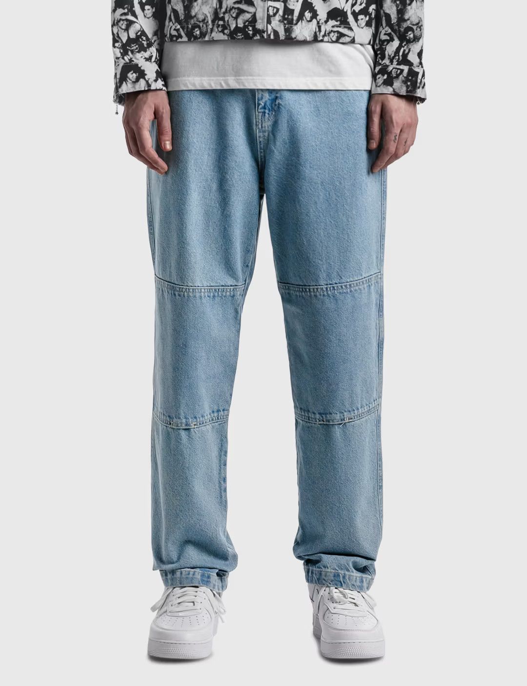 Stussy Double Knee Denim Pants Size US 32 / EU 48 - 1 Thumbnail