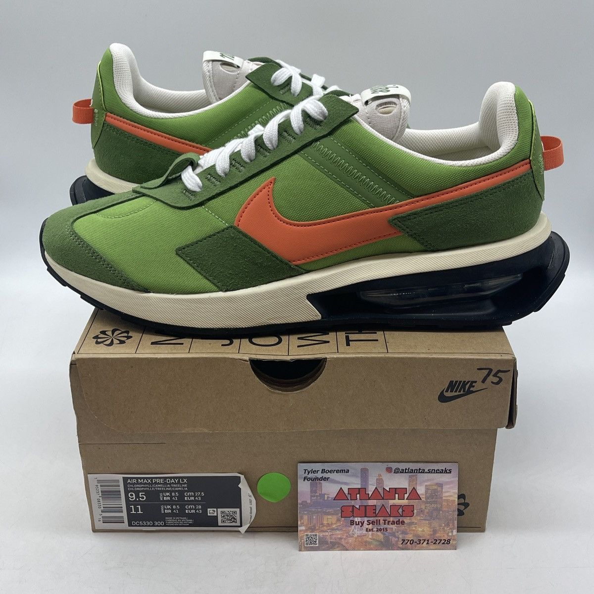 Nike Air max pre day lx chlorophyll Size US 9.5 / EU 42-43 - 1 Thumbnail