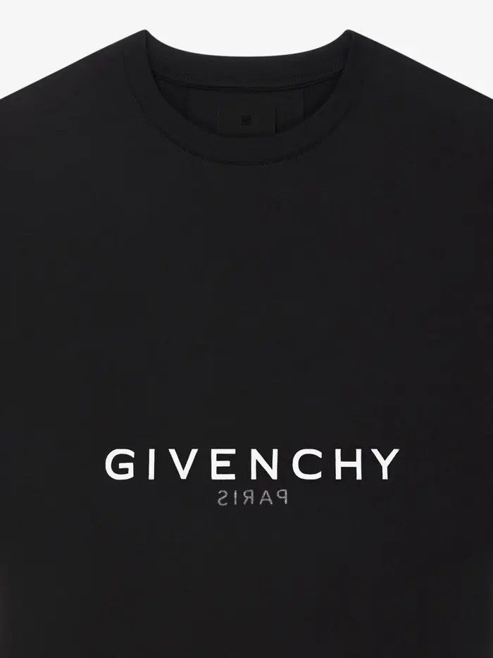 Givenchy o1w1db10426 Slim Fit Reverse T-Shirt in Black Size US XL / EU 56 / 4 - 2 Thumbnail