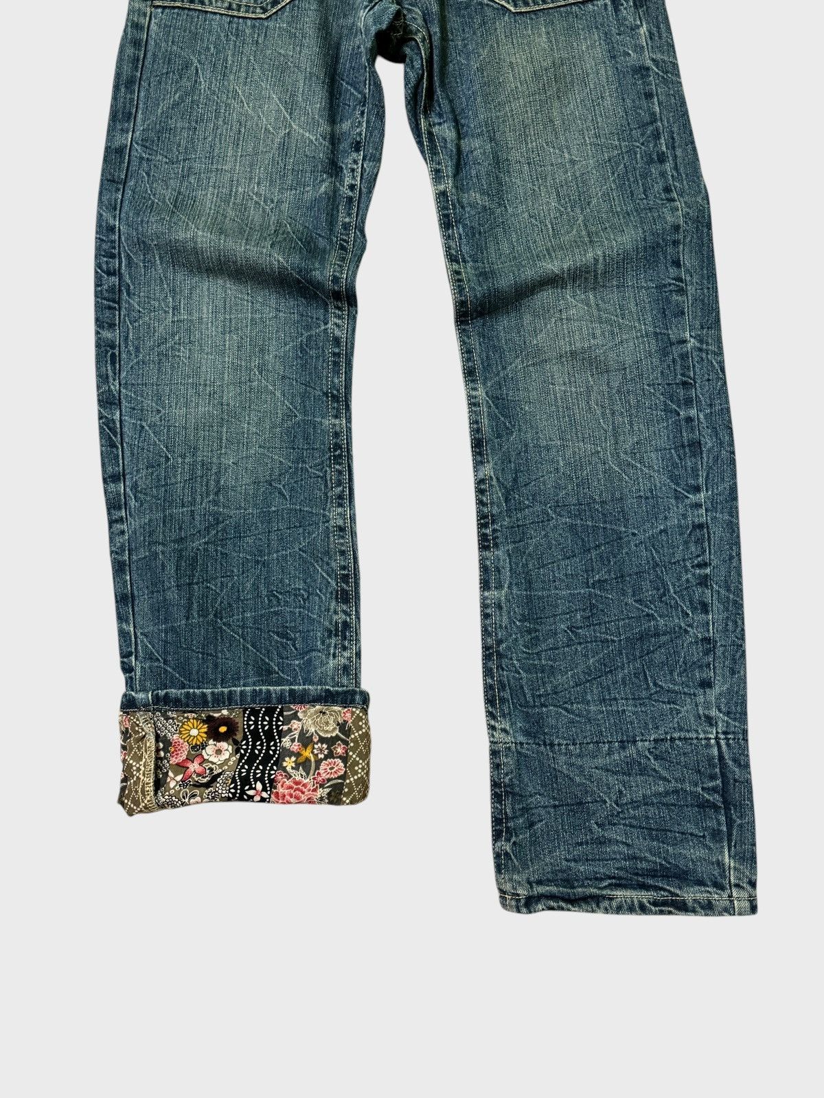 Japanese Brand VINTAGE RARE JAPANESE FLORAL DESIGN PROLETA RE ART STYLE Size US 28 / EU 44 - 6 Thumbnail