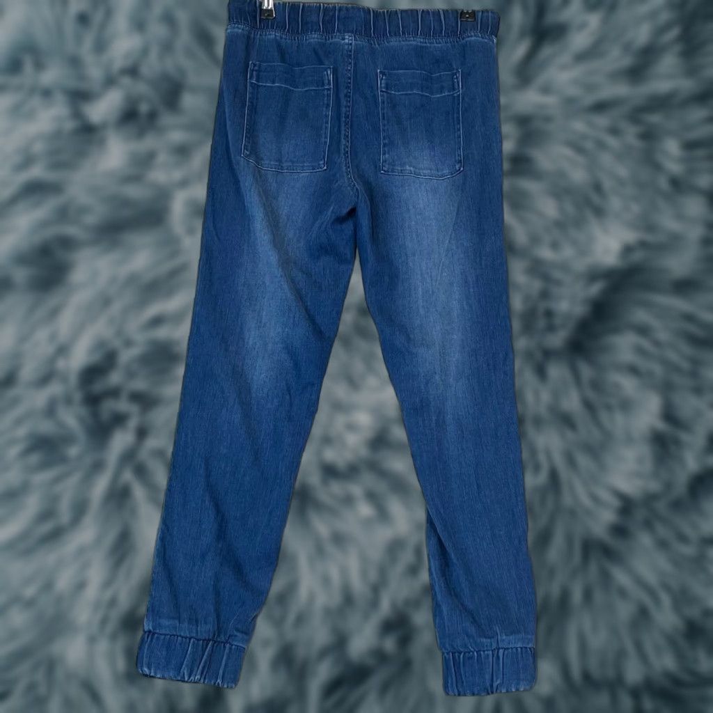 Bella Dahl Bella Dahl Women's Pants Denim Pocket Jogger Pocket Drawstring Tapered Inseam 26 in Blue 90s Bohemian Rock Casual travel Size ONE SIZE - 1 Thumbnail