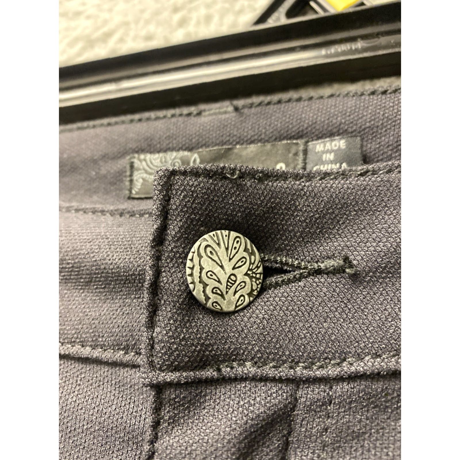 Prana VINTAGE Prana Women's Pants Skinny Stretch Outdoor Black Size 8R Adult Size 30" / US 8 / IT 44 - 3 Thumbnail
